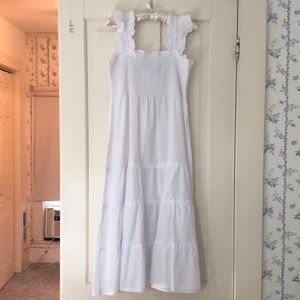 Ellie Nap Dress from Hill House Home, Medium, Sheer White Swiss Dot